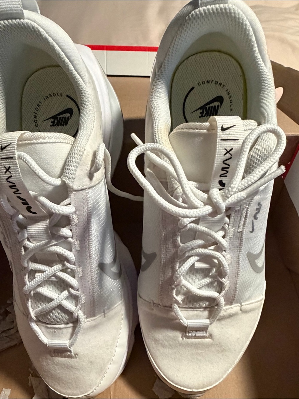 Nike White Low-Top Athletic Sneakers